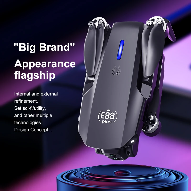New E88 Plus Quadcopter Drone: - Rc Helicopter Case ulasan dan harga