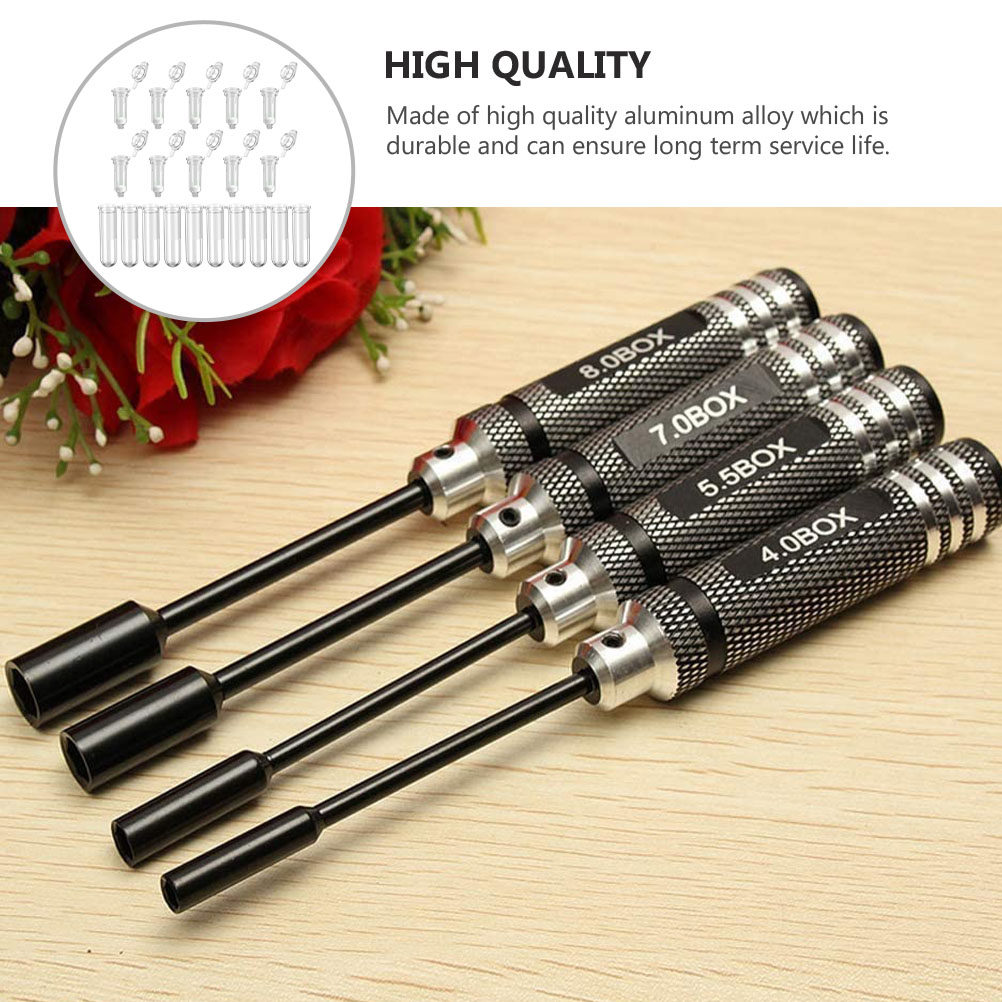 4Pcs Hex Socket Screwdriver Se - Rc Helicopter Tool Kit ulasan dan harga