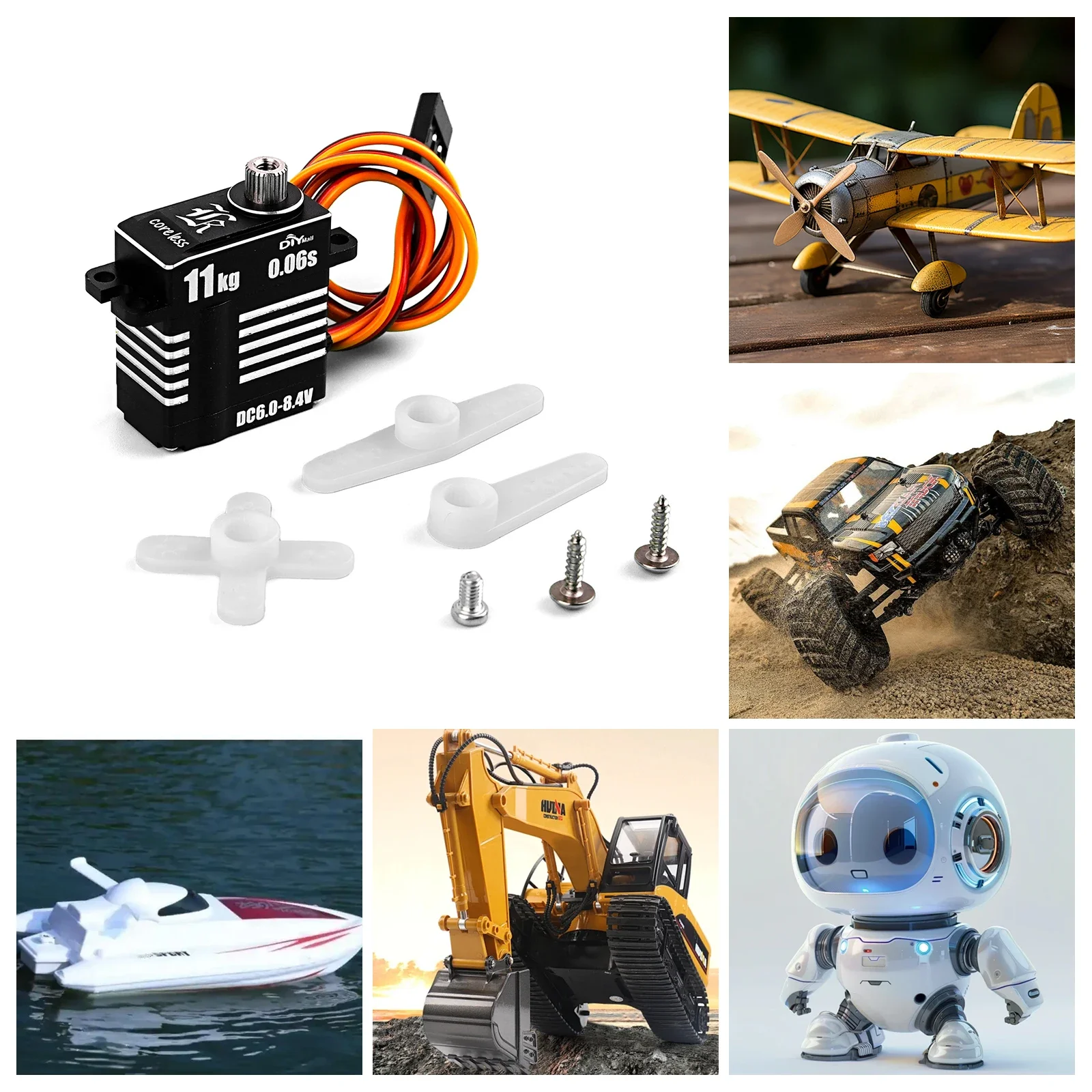 H-11 11KG Micro Digital Servo  - Rc Helicopter Motor ulasan dan harga