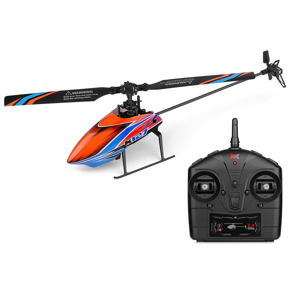 WLtoys XK K127 2.4G 4CH 6-Aixs - Rc Helicopter Large ulasan dan harga