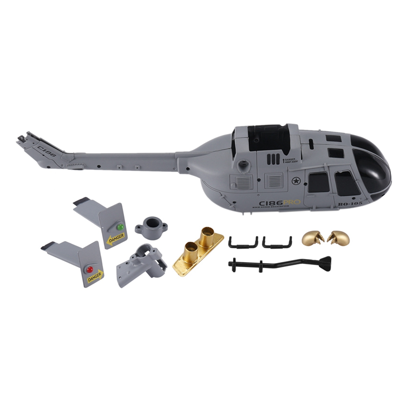 C186 C-186 Pro Shell Cover Set - Rc Helicopter Coaxial ulasan dan harga